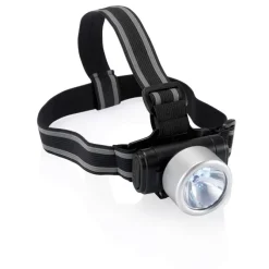 Latarka na głowę 3 LED Everest / Srebrny P518.020