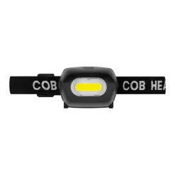 Latarka na głowę ze światłem COB | Pauline / Czarny V7244-03