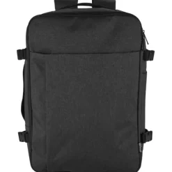 Libra plecak na laptopa o przekątnej 17 cali o pojemności 25 l wykonany z materiałów z recyclingu z certyfikatem GRS / Melanż węglowy 13011184