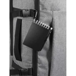 Lig Mini outdoorowy zestaw z notatnikiem w miękkiej okładce z tworzyw sztucznych pochodzących z recyklingu i długopisem (niebieski tusz) / Przezroczysty 10705101