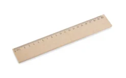 Linijka drewniana 20 cm DALJO / Naturalny 17905-17