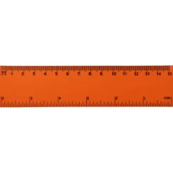 Linijka Rothko PP o długości 15 cm / Pomarańczowy 21054003