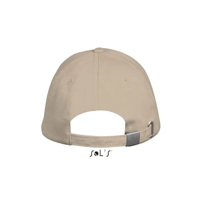 LONG BEACH Czapka 5 pan. / Beige S00594-BE-M