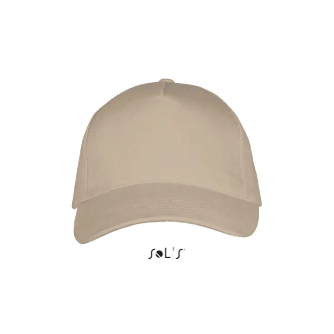 LONG BEACH Czapka 5 pan. / Beige S00594-BE-M