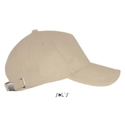 LONG BEACH Czapka 5 pan. / Beige S00594-BE-M