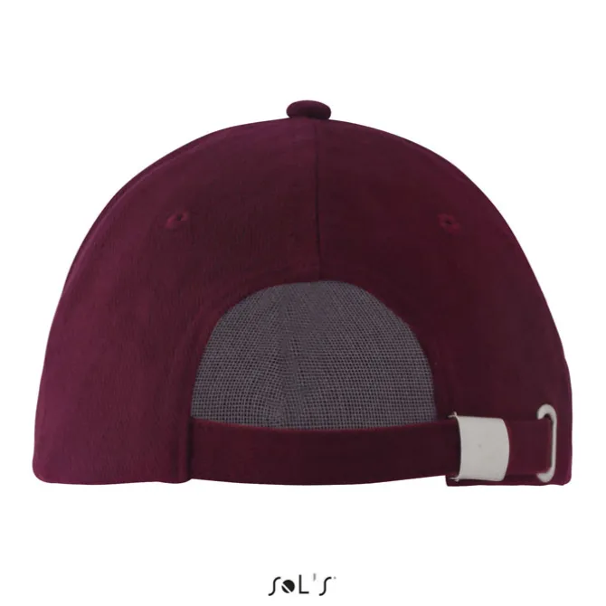 LONG BEACH Czapka 5 pan. / Burgundy S00594-BG-M