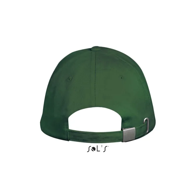 LONG BEACH Czapka 5 pan. / Ciemno-Zielony S00594-BO-M