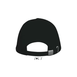 LONG BEACH Czapka 5 pan. / Czarny S00594-BK-M