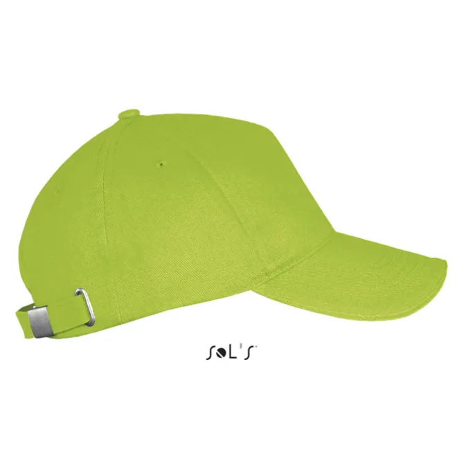 LONG BEACH Czapka 5 pan. / Lime S00594-LM-M