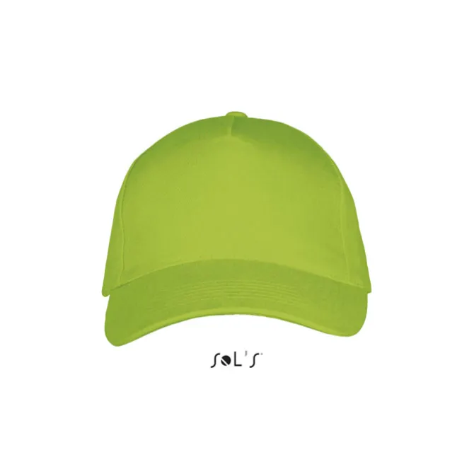 LONG BEACH Czapka 5 pan. / Lime S00594-LM-M
