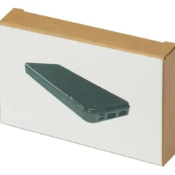 Loop powerbank o pojemności 10 000 mAh z tworzyw sztucznych pochodzących z recyklingu / Czarny 12432190