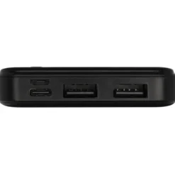 Loop powerbank o pojemności 10 000 mAh z tworzyw sztucznych pochodzących z recyklingu / Czarny 12432190