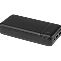 Loop powerbank o pojemności 20 000 mAh z tworzyw sztucznych pochodzących z recyklingu / Czarny 12432290
