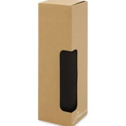 Lumi ceramiczny kubek z bambusową pokrywką o pojemności 300 ml / Czarny 10070590