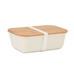 Lunchbox z bambusową pokrywką / Beżowy MO6240-13