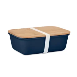 Lunchbox z bambusową pokrywką / Francuski Granat MO6240-85