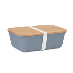 Lunchbox z bambusową pokrywką / Petrol MO6240-20