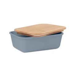 Lunchbox z bambusową pokrywką / Petrol MO6240-20