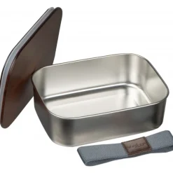 Lunch box ze stalowy z recyklingu PUERTO BANUS MoLu 1000 ml / Szary 398407