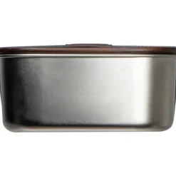 Lunch box ze stalowy z recyklingu PUERTO BANUS MoLu 1000 ml / Szary 398407