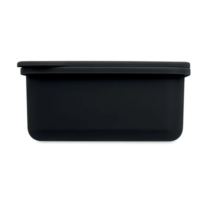 Lunchbox ze sztućcami / Czarny MO6254-03