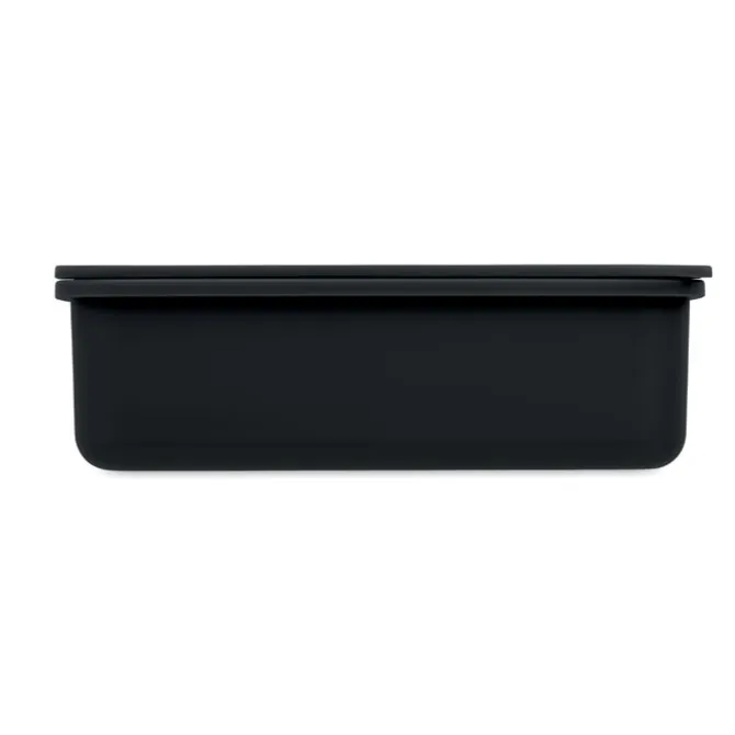 Lunchbox ze sztućcami / Czarny MO6254-03