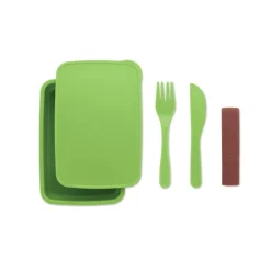 Lunchbox ze sztućcami / Limonka MO6254-48