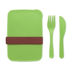 Lunchbox ze sztućcami / Limonka MO6254-48