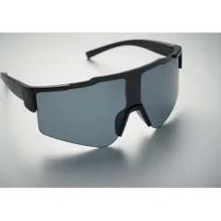 Lustrzane sportowe okulary przeciw / Czarny MO2544-03