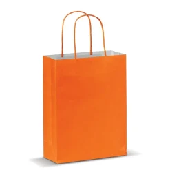 Mała Torba Papierowa Eco 120g/m² / Pomarańczowy LT91716-N0026