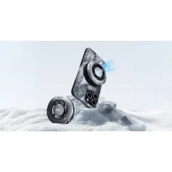 Magnetyczna ładowarka bezprzewodowa 15W z wentylatorem Aukey / Grafitowy VAM10-15