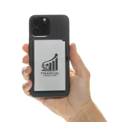 Magnetyczne etui na kartę kredytową, ochrona RFID / Black P820.9501