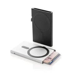 Magnetyczne etui na kartę kredytową, ochrona RFID / Black P820.9501