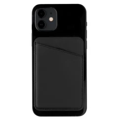 Magnetyczne etui na kartę kredytową do telefonu iPhone 12 / Czarny P820.751