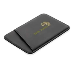 Magnetyczne etui na kartę kredytową do telefonu iPhone 12 / Czarny P820.751