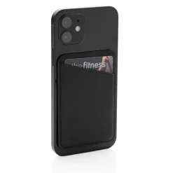 Magnetyczne etui na kartę kredytową do telefonu iPhone 12 / Czarny P820.751