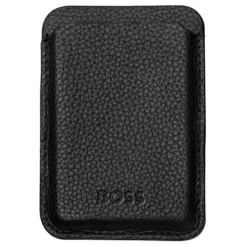 Magnetyczne etui na karty do smartfona Magnet Mobile Classic Grained Camel / Czarny HLJ416A