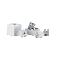 Magnetyczne puzzle 3D / Srebrny mat AR1810-16