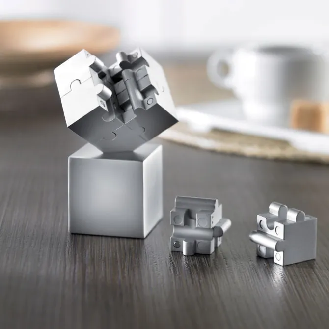 Magnetyczne puzzle 3D / Srebrny mat AR1810-16