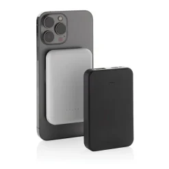 Magnetyczny bezprzewodowy power bank 5000 mAh, 5W Stellar / Czarny P322.5901