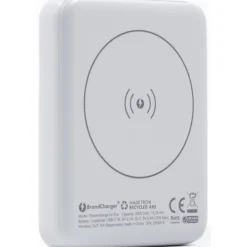 Magnetyczny power bank 5000 mAh BrandCharger Powercharge Air / Biały VB188-02