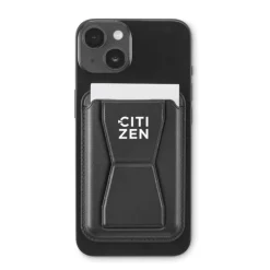 Magnetyczny uchwyt na kartę PU / Czarny MO2654-03