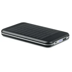 4000 mAH POWERBANK słoneczna / Czarny MO9075-03