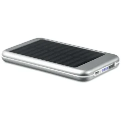 4000 mAH POWERBANK słoneczna / Srebrny mat MO9075-16