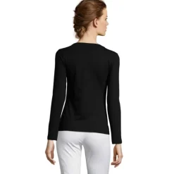 MAJESTIC Damski T-SHIRT 150 / Deep black S11425-DB-XXL