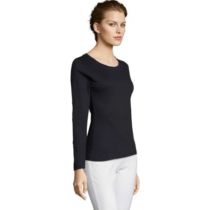 MAJESTIC Damski T-SHIRT 150 / Granatowy S11425-NY-M