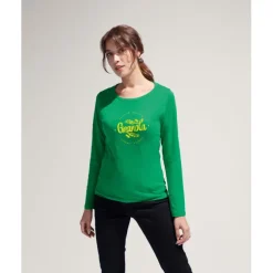 MAJESTIC Damski T-SHIRT 150 / Zielony S11425-KG-L