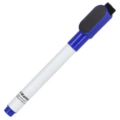 Marker do tablic suchościeralnych z magnesem i zmazywaczem / Niebieski LT81271-N0011
