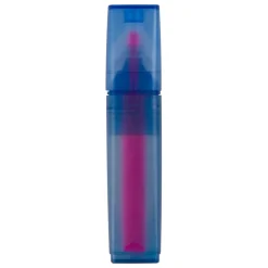 Marker z plastiku z recyklingu / Niebieski / różowy LT81286-N1176