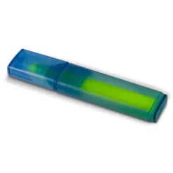 Marker z plastiku z recyklingu / Niebieski / żółty LT81286-N1141